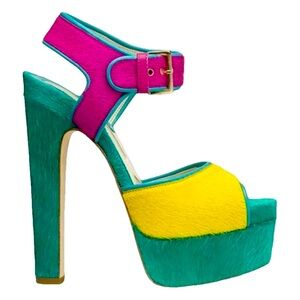 Brian Atwood Color Block Platforms
